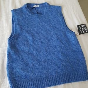 miu miu wool vest top 36/xs